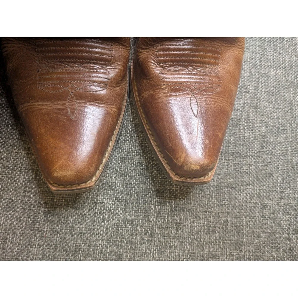 Ariat Heritage R Toe Western Rustic Brown Cowboy Boots - Women's Size 4.5 US